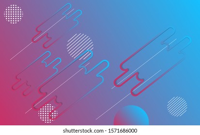 modern abstract background, dynamic shapes competition