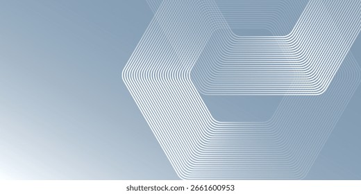 Modern abstract background with dynamic wavy hexagon texture. suitable for wallpape art