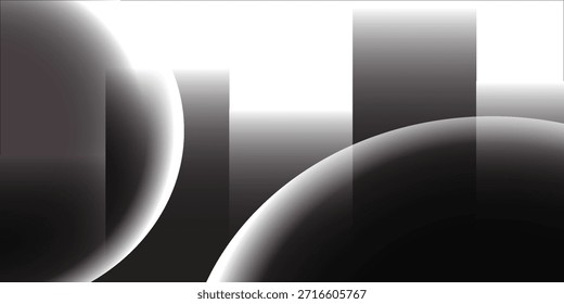 Moderner abstrakter Hintergrund mit eleganten hellen diagonalen Linien. Kombiniert mit Kreisen.