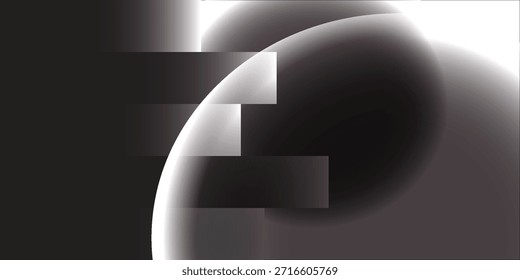 Moderner abstrakter Hintergrund mit eleganten hellen diagonalen Linien. Kombiniert mit Kreisen.