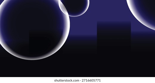 Moderner abstrakter Hintergrund mit eleganten hellen diagonalen Linien. Kombiniert mit Kreisen.