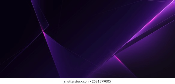 Modern abstract background, Elegant diagonal lines striped purple background, Digital polygon background vector for presentation business banner or web background EPS 10