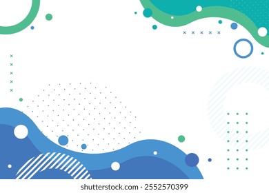 Modern abstract background with elegant style - blue and green color