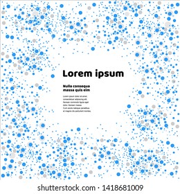 Modern abstract background with element and copy space. for Presentation, poster or flyer. Clean and flat style.