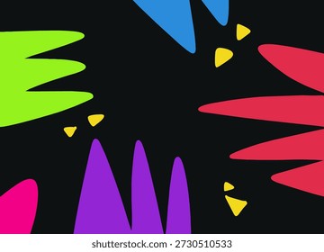 Elementos abstractos modernos del fondo en la composición lúdica