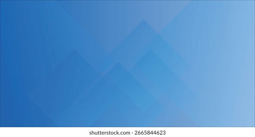 Modern abstract background featuring blue gradient tones with overlapping transparent geometric shapes
