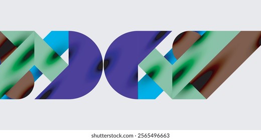 Modern abstract background featuring circles, lines, and triangles in a dynamic geometric composition. Perfect for stylish, tech, or creative-themed designs