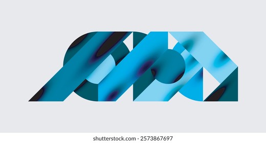 Modern abstract background featuring circles, lines, and triangles in a dynamic geometric composition. Perfect for stylish, tech, or creative-themed designs