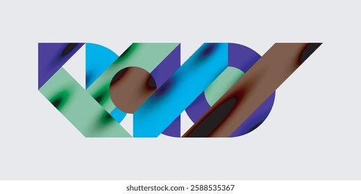 Modern abstract background featuring circles, lines, and triangles in a dynamic geometric composition. Perfect for stylish, tech, or creative-themed designs