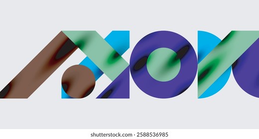 Modern abstract background featuring circles, lines, and triangles in a dynamic geometric composition. Perfect for stylish, tech, or creative-themed designs