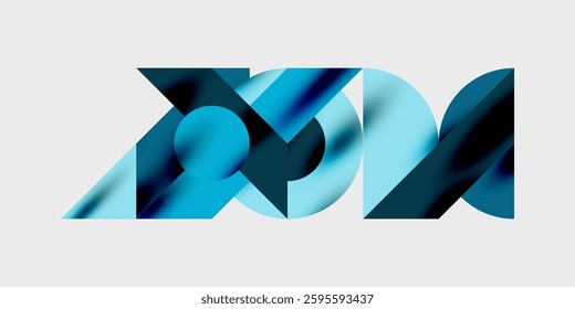 Modern abstract background featuring circles, lines, and triangles in a dynamic geometric composition. Perfect for stylish, tech, or creative-themed designs
