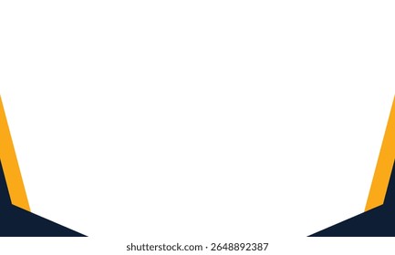 Modern abstract background featuring dynamic diagonal shapes in vibrant orange and cool blue on a crisp white canvas. Ideal for creative templates, presentation slides, and digital marketing designs.