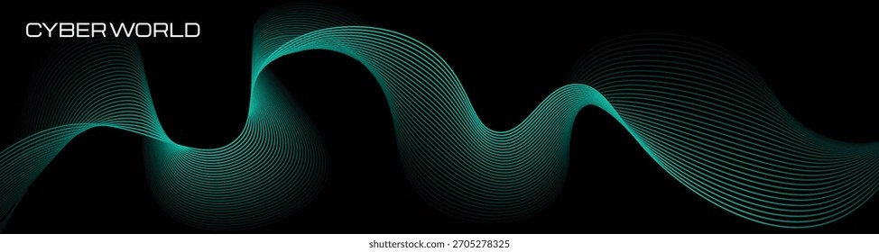 Ein moderner abstrakter Hintergrund mit fließenden orangefarbenen linearen Wellen mit einem sanften Gradientenübergang. Ideal für digitale Grafiken, Webdesign und Werbegrafiken.