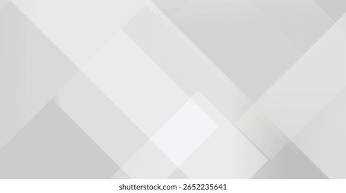 Um plano de fundo abstrato moderno com planos de interseção em tons de cinza claro e branco, criando um padrão geométrico dinâmico.
