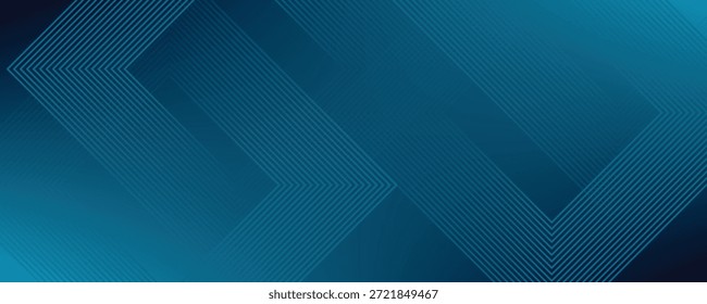 Modern abstract background featuring layered chevron and diamond-shaped patterns in varying shades of blue. Fine line textures and transparent overlays create a dynamic and futuristic visual