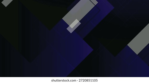 Un fondo abstracto moderno que presenta Formas geométricas superpuestas en azules profundos, grises y negros, creando una sensación de profundidad y sofisticación para uso digital en presentaciones, Sitios web o