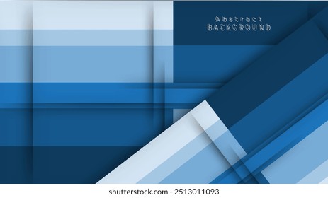 Modern abstract background featuring shades of blue, geometric shapes, and soft lines for creative projects and designs