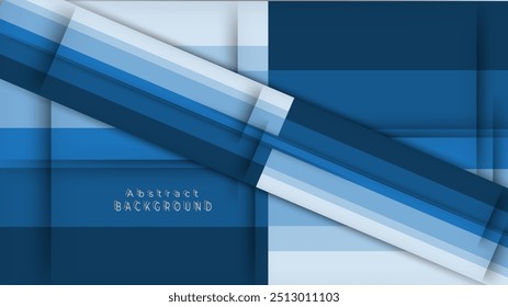 Modern abstract background featuring shades of blue, geometric shapes, and soft lines for creative projects and designs