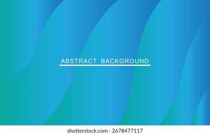 A modern abstract background featuring a smooth gradient from teal to deep blue, composed of vertical, slightly angled stripes.