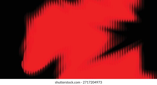 Fondo abstracto moderno con vibrantes ondas de luz roja y efecto de movimiento.