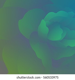 Modern abstract background with flower.Vector illustration.Peony macro.