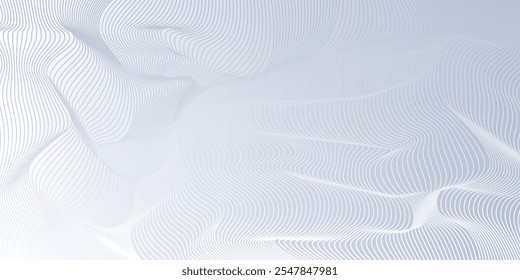 Modern abstract background with flowing lines