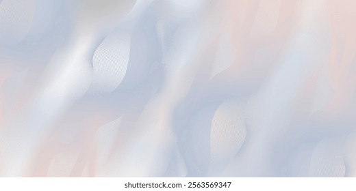 Modern abstract background with flowing lines. Digital future technology concept