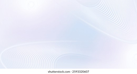 Modern abstract background with flowing lines. Digital future technology concept.