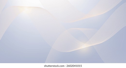 Modern abstract background with flowing lines. Digital future technology concept. vector illustration.