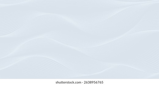 Modern abstract background with flowing lines. Digital future technology concept. vector illustration.