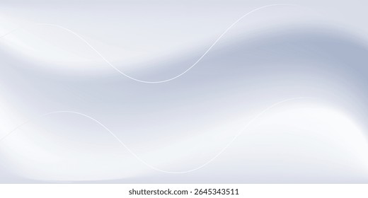 Fondo abstracto moderno con líneas fluidas. Concepto de tecnología de futuro digital. Ilustración vectorial. Eps 10