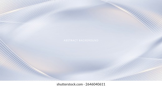 Fundo abstrato moderno com linhas fluindo. Conceito da tecnologia do futuro digital. ilustração vetorial.
