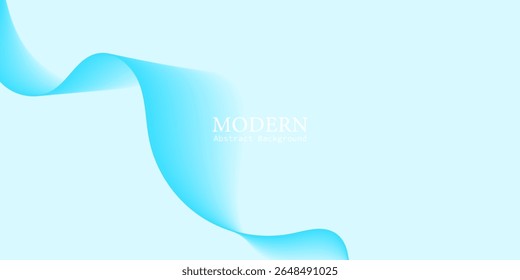 Modern abstract background with flowing lines. Digital future technology concept. vector illustration.