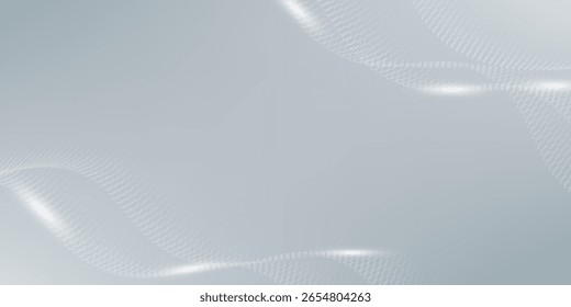 Fundo abstrato moderno com linhas fluindo. Conceito da tecnologia do futuro digital. ilustração vetorial.