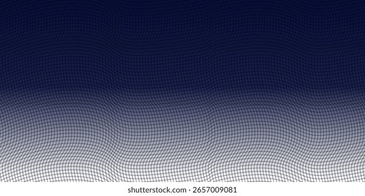 Modern abstract background with flowing lines. Digital future technology concept. vector illustration.
