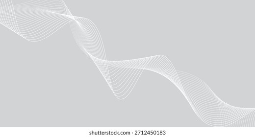 fundo abstrato moderno com linhas fluindo. conceito de tecnologia futura digital. ilustração vetorial.eps.10.