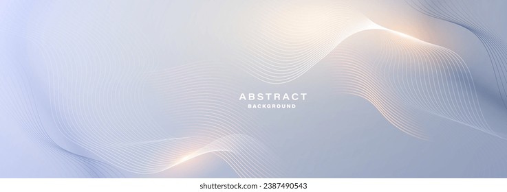 Modern abstract background with flowing particles. Digital future technology concept. vector illustration.
