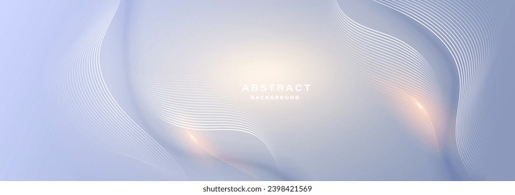 Modern abstract background with flowing particles. Digital future technology concept. vector illustration.