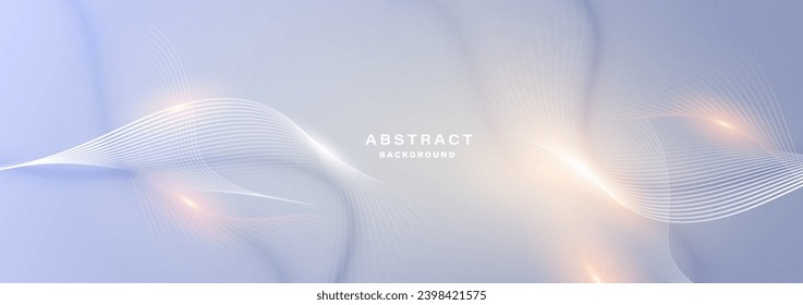 Modern abstract background with flowing particles. Digital future technology concept. vector illustration.