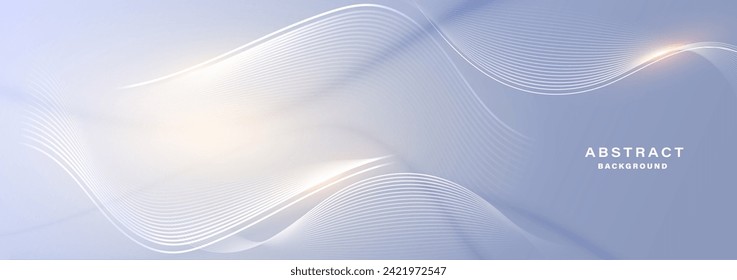 Modern abstract background with flowing particles. Digital future technology concept. vector illustration.