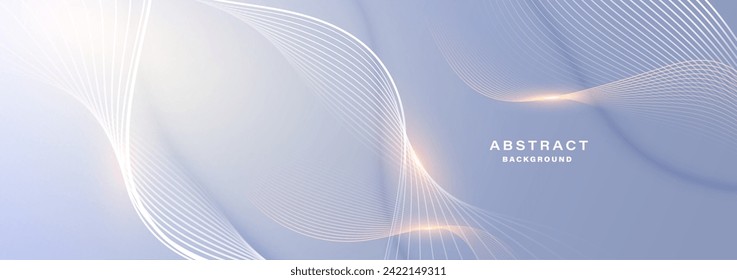 Modern abstract background with flowing particles. Digital future technology concept. vector illustration.