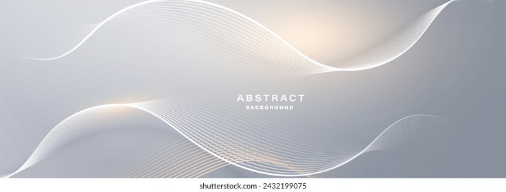 Modern abstract background with flowing particles. Digital future technology concept. vector illustration.