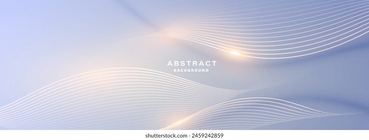 Modern abstract background with flowing particles. Digital future technology concept. vector illustration.