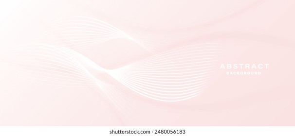 Modern abstract background with flowing particles. Digital technology concept. vector illustration.