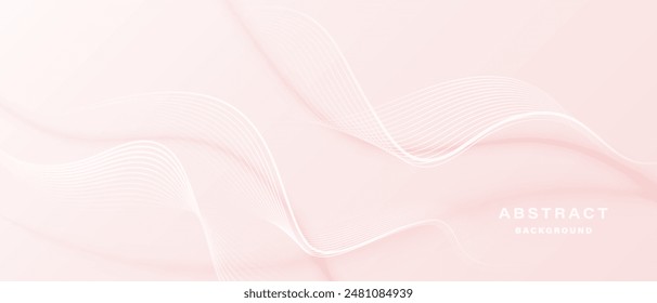 Modern abstract background with flowing particles. Digital technology concept. vector illustration.