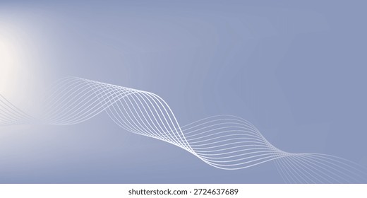 Fundo abstrato moderno com partículas fluindo. Conceito da tecnologia do futuro digital. ilustração vetorial.