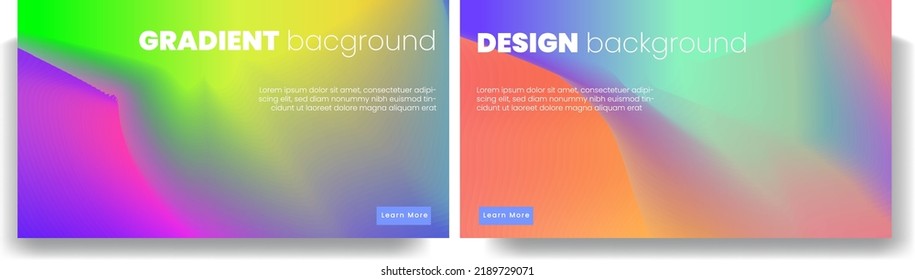Modern abstract background fluid liquid gradient colorful. Template background, poster, banner, flyer and social media.