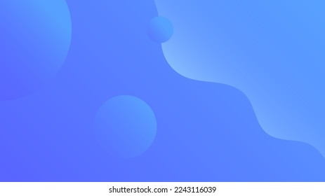 Modern Abstract Background Fluid Liquid Wave Lines Motion and Blue Gradient Color