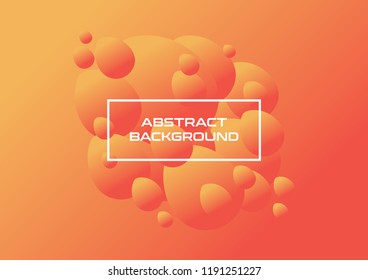 Modern Abstract Background with Fluid Organic Shapes Composition, Minimal Vector Cover Design