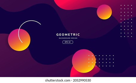 Fondo abstracto moderno. Forma fluida, composición ondulada y dinámica de la forma. Resumen del patrón fluido. Afiche mínimo. Papel gráfico. Movimiento Futurista. Formas de onda abstractas